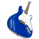 Guitarra Strato Phoenix Azul Novo Original
