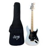 Guitarra Strato Seven Sgt-207 C/ Bag Bk/wh