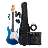 Guitarra Strato Tagima Tg520 Mbl + Capa Cubo Strinberg