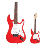 Guitarra Strato Waldman St-111 3 Captadores Single Vermelha