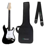 Guitarra Stratocaster Standard Giannini G-100 Bk/wh