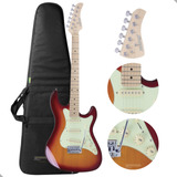 Guitarra Stratocaster Strinberg Sts100 Profissional + Capa 