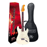 Guitarra Stratocaster Sx Sst62+ Vintage White C/ Bag Oferta!