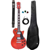 Guitarra Strinberg Les Paul Lps260 Mgs + Kit Capa Cabo