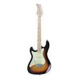 Guitarra Strinberg Stratocaster Canhoto Sts100 Lh Sunburst Cor Sunburst