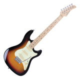 Guitarra Strinberg Sts150 Sb Strato Superior A Tagima T-635 Cor Natural Material Do Diapasão Bordo Orientação Da Mão Destro