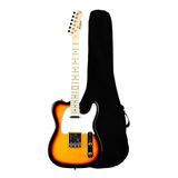 Guitarra Strinberg Telecaster Tc120s Sunburst Com Capa