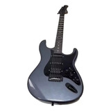 Guitarra Tagima Sixmart Strato Cinza Metálico Hss C/ Efeitos