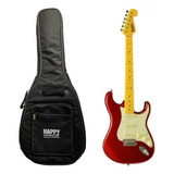 Guitarra Tagima Tg 530 Mr Woodstock Metallic Red C/ Capa