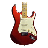 Guitarra Tagima Tg 530 Woodstock Metalica Vermelha Esc Branc
