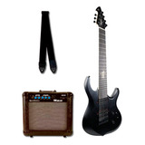 Guitarra Tagima True Range 7 Bk Kit C/amp E Correia Oferta