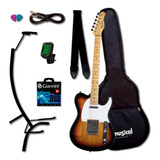 Guitarra Tagima Tw-55 Tw 55 Sb Kit Com Capa Completo Ofert