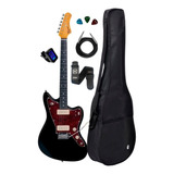 Guitarra Tagima Woodstock Tw 61 Bk Preta +kit Capa Cabo Full