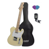 Guitarra Telecaster Strinberg Tc 120s Branca Kit Capa Oferta