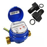  Hidrometer Unijato Hidrômetro 3/4pol Dn20 Qn1,5m³/h Conexões Pp