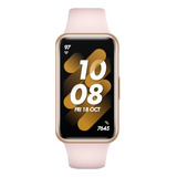  Huawei Band 7 Tela De 1.47 Com Pulseira De Silicone Cor Nebula Pink Y Caixa Color Gold