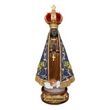  Imagem Nossa Senhora Aparecida 18cm Resina Coroa Vazada