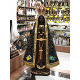 Imagem Nossa Senhora Aparecida 42cm Manto Trabalhado Strass