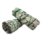  Incenso Salvia Branca Bastão Com 3 Unidades 11 Cm 30 Gramas