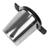  Infusor Chá Tipo Cesta Inox Com Alça Silicone Coador Ervas