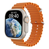 Iwo 2023 Smartwatch W68 Ultra Max Serie 8 49mm Nfc Trava Para Pulseiras Dourado 2.02