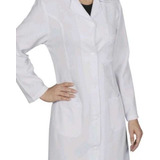  Jaleco Feminino Oxford Gola Simples