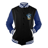  Jaqueta College Harry Potter Corvinal Estampada Moletom 