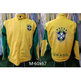 jaqueta seleção brasileira amarela