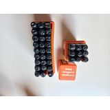 Jogo 36 Peças Marcador Pino Punção Kit Letras E Números 6mm