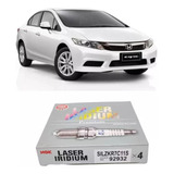  Jogo 4 Velas Ngk Iridium Honda Civic 1.8 2.0 2012 2013 2014