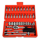 Jogo Kit Ferramentas Maleta Completa Catraca Profissional