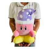  Kirby Com Estrela E Touca Pelúcia - Pronta Entrega