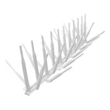  Kit 10 Metros Espículas Anti Pombos Inibe Aves Preto