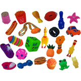 Kit 10 Mordedores Brinquedo Diversos P/ Cachorros Pequenos