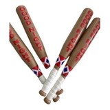  Kit 10 Taco Baseball Arlequina Esquadrão Cosplay Fantasia