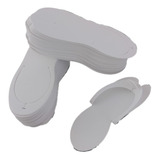  Kit 120 Unidades Chinelo P/ Pedicure 4mm Branco 