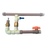  Kit 2 Carneiro Hidraulico 3/4 Globo Rural Bomba Pvc Caseira