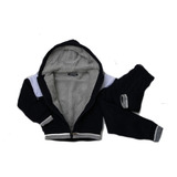  Kit 2 Conjunto Moletom Infantil Menino Forrada Pelo Frio 