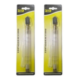  Kit 2 Cortador Vidro Profissional Até 6mm + Bisnaga Dosado