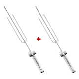 Kit 2 Espetos Giratórios A Pilha G1 Não É Elétrico