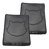  Kit 2 Tapete Sanitário Para Gatos Coletor De Areia G68x56