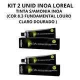 Kit 2un Inoa Loreal Tinta Coloração S/amônia Escolher A Cor