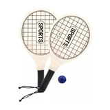 Kit 2x Raquetes Frescobol Tênis