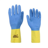 Kit 36 Pares Luva Latex Neoprene Bicolor Proteção Quimica