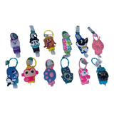  Kit 4 Frasco Porta Alcool Gel Mochila Chaveiro Infantil