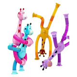  Kit 4 Girafa Estica E Gruda Melman Pop It Tubo Tik Tok 