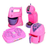  Kit 4 Peças Brincando De Cozinha Infantil