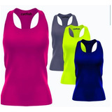  Kit 5 Regatas Femininas Dry Fit Moda Fitness Basica 