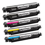  Kit 5 Toners Para Color Laserjet Pro Mfp M176n Printer