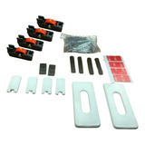  Kit Acessórios Pia Ou Vitrine Profissional Vidro 8mm